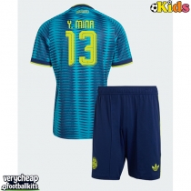 Colombia Yerry Mina #13 Replica Away Minikit World Cup 2026 Short Sleeve (+ pants)